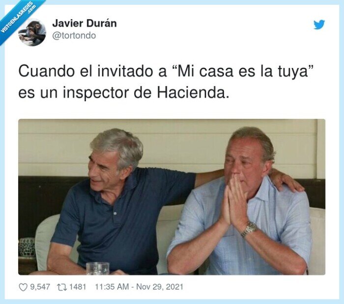 inspector,invitado,hacienda,mi casa es la tuya