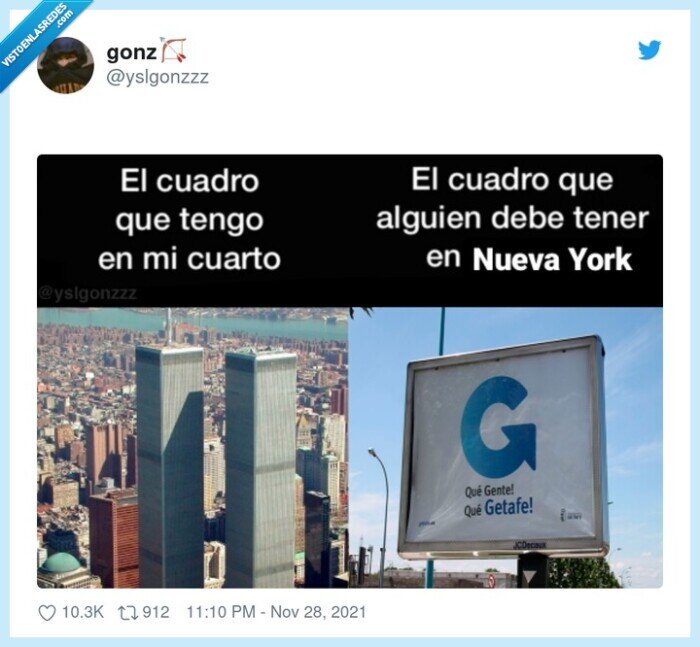 torres gemelas,cuadro,nyc,getafe