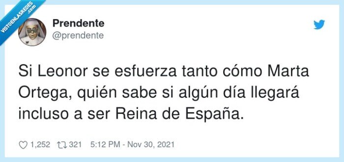 llegar,esfuerzo,marta ortega,reina,españa,leonor