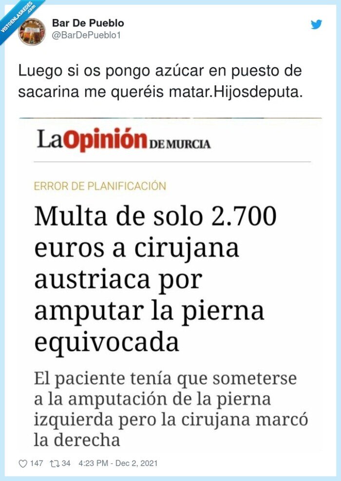 cirujana,austria,pierna equivocada,fail