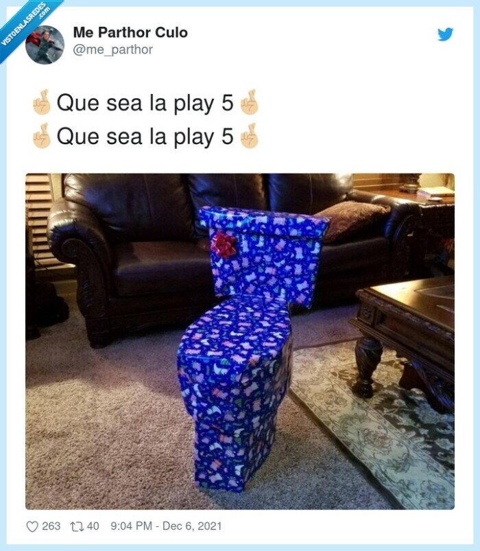 regalo,ps5,play5,envuelta