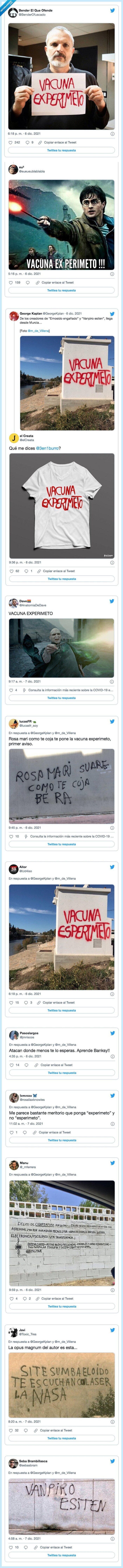vacuna experimeto,pintada