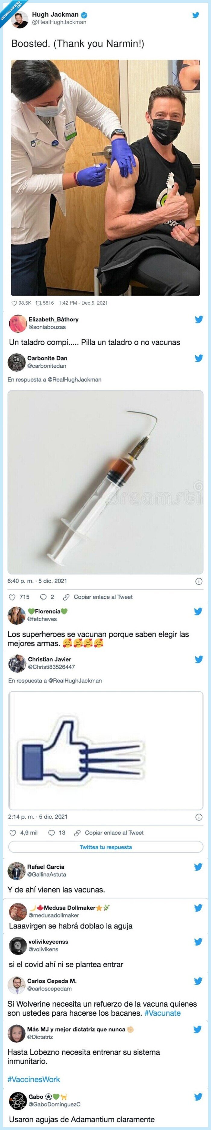 lobezno,vacuna,coronavirus,Hugh Jackman