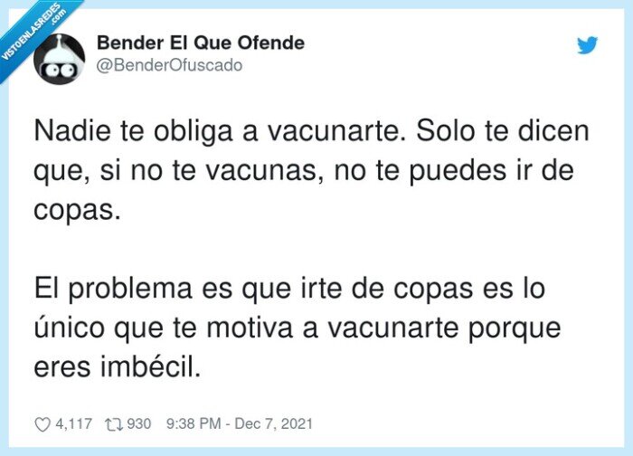 vacunarte,imbécil,vacunas,problema,coronavirus,salir,motivar