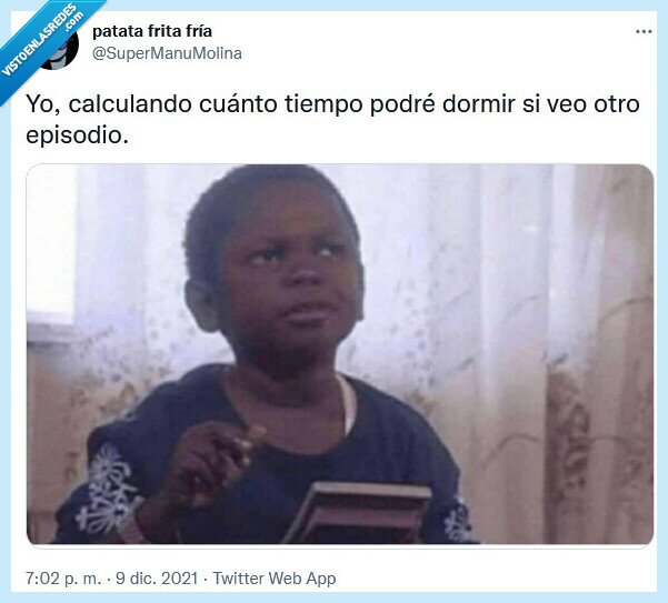 episodio,calcular,tiempo,dormir