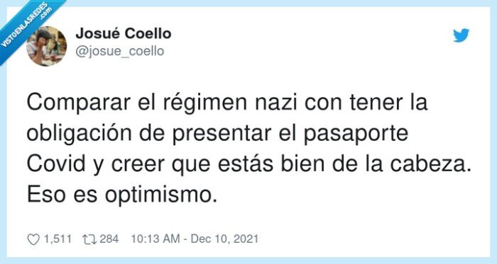 obligación,presentar,pasaporte,optimismo,nazis,coronavirus,régimen