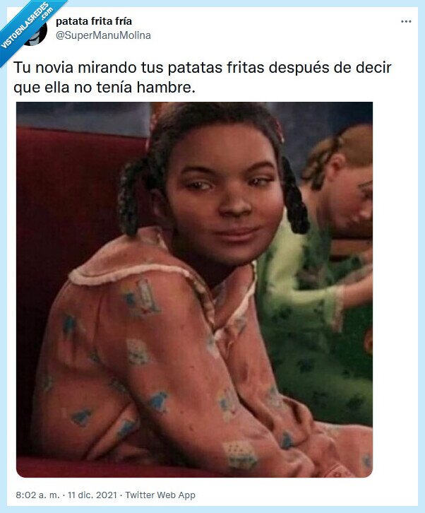 hambre,novia,patatas