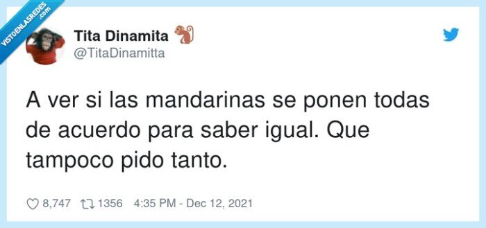 mandarinas,acuerdo,gusto