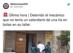 Enlace a O detenido el mecánico que tenía la piezas taller y no tenía que pedirlas, por @r_detenidos