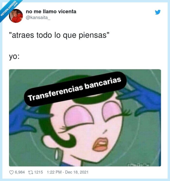 atraer,transferencias bancarias,pensar