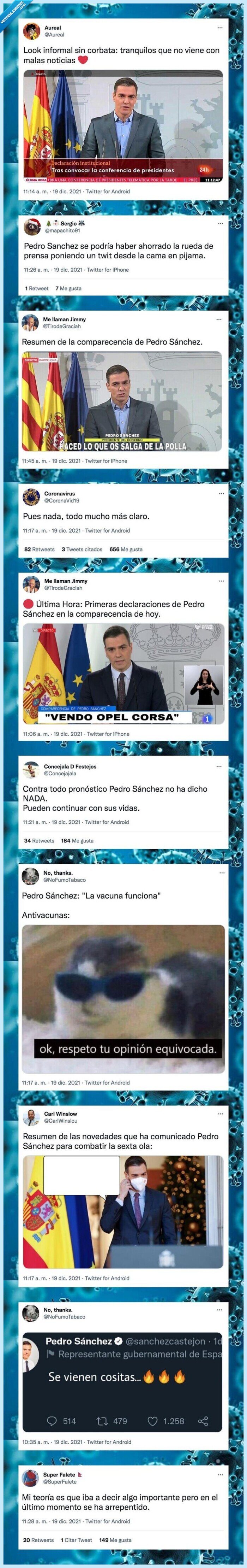 pedro sanchez,comparecencia,covid