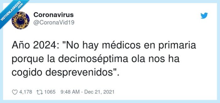 decimoséptima,desprevenidos,médicos,primaria,coronavirus