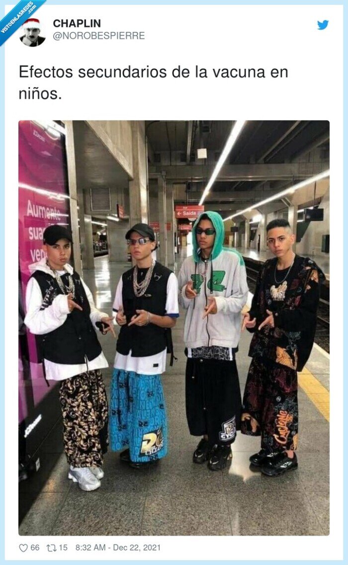 secundarios,efectos,vacuna,niños