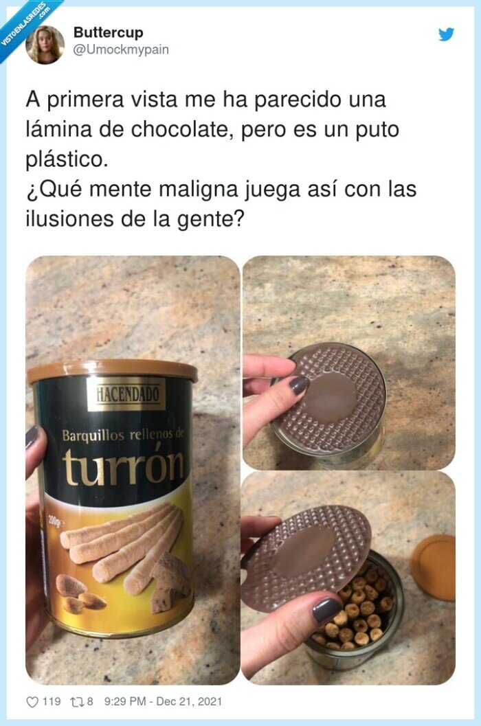 chocolate,ilusiones,plástico,parecido,barquillos,mercadona