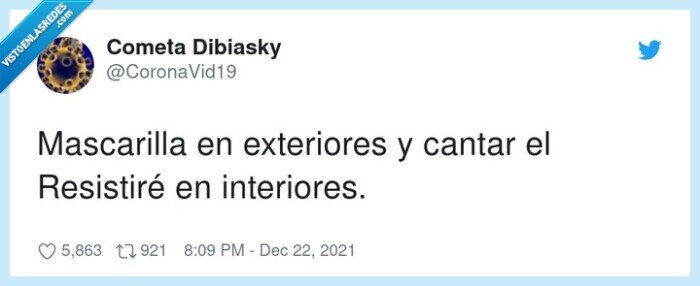 mascarilla,exteriores,resistiré,interiores,cantar,coronavirus