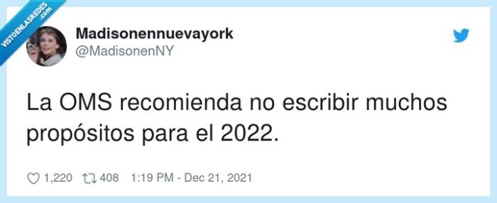 propósitos,recomienda,escribir,2022,oms