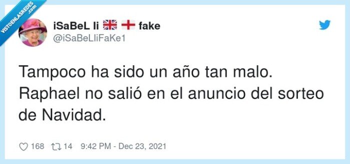 tampoco,raphael,anuncio,navidad,sorteo