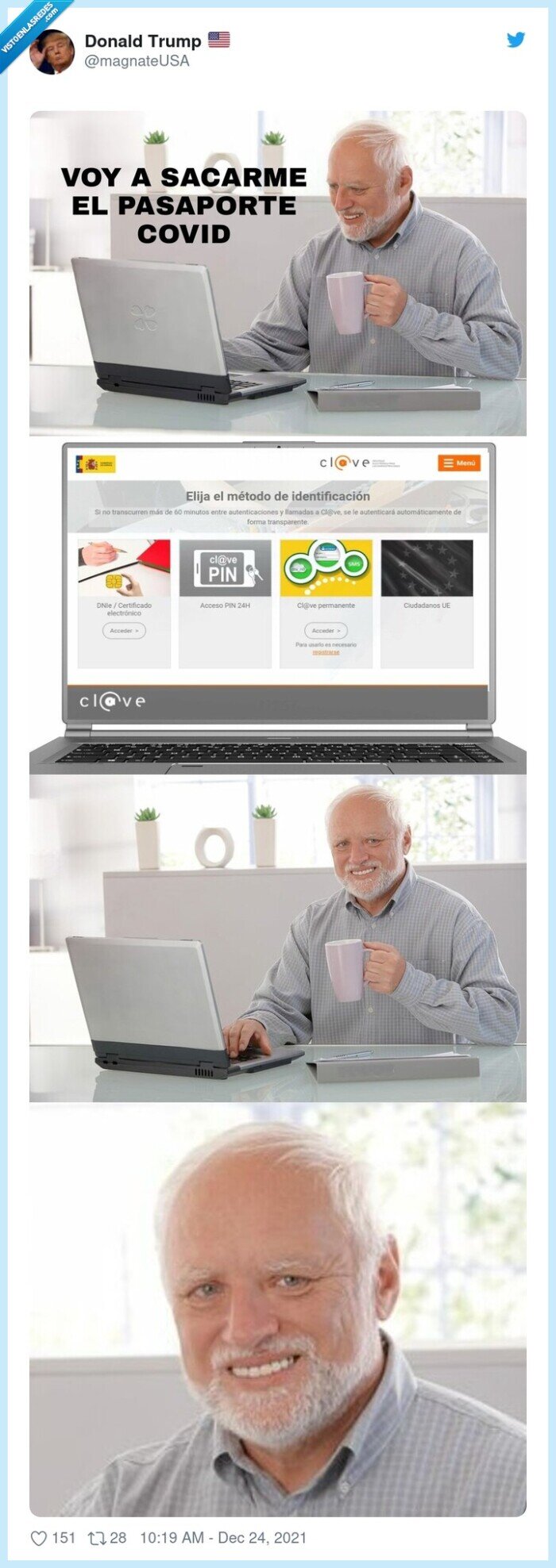 harold,pasaporte covid,coronavirus,complicado