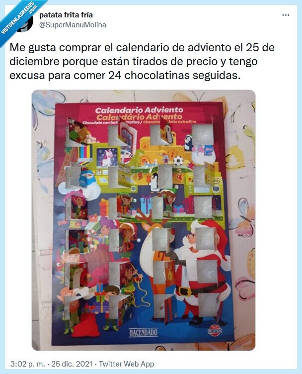 calendario,adviento,oferta,excusa