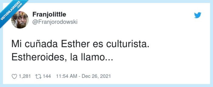 estheroides,culturista,cuñada,esther