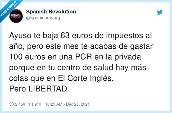 impuestos,libertad,madrid,ayuso,pcr,coronavirus