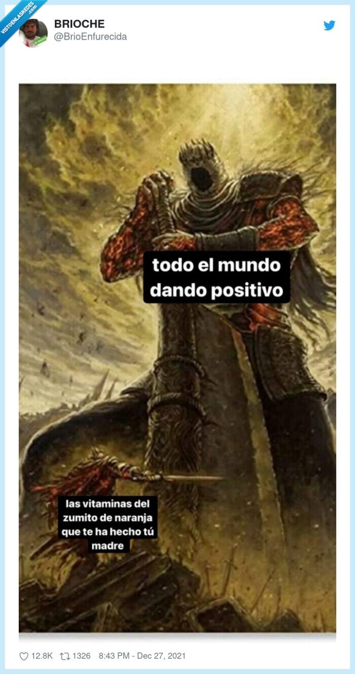 zumo de naranja,madre,positivo,coronavirus