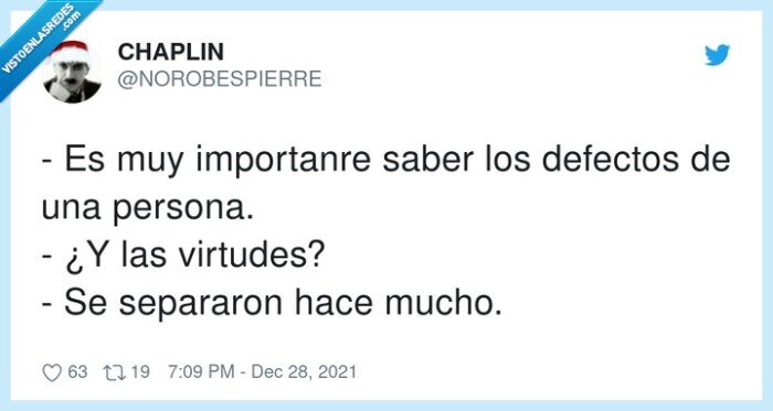 importante,separarse,defectos,virtudes,persona