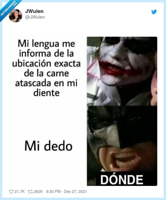 lengua,dedo,comida,ubicación,dientes