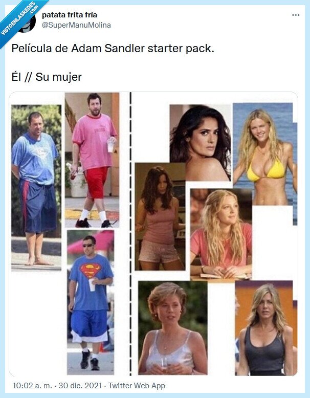adam sandler,starter pack,película,mujer