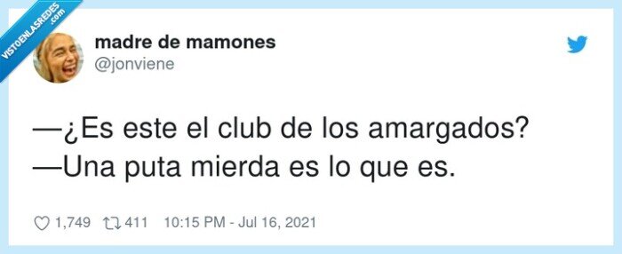 amargados,mierda,club
