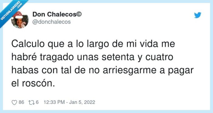 arriesgarme,tragado,setenta,roscón