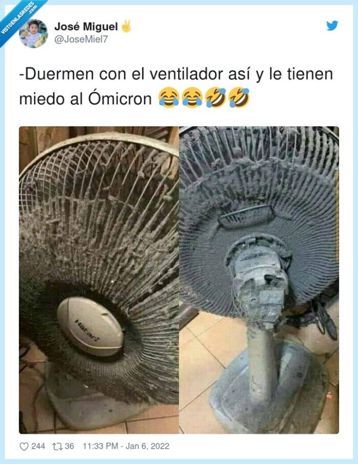 ventilador,ómicron,miedo