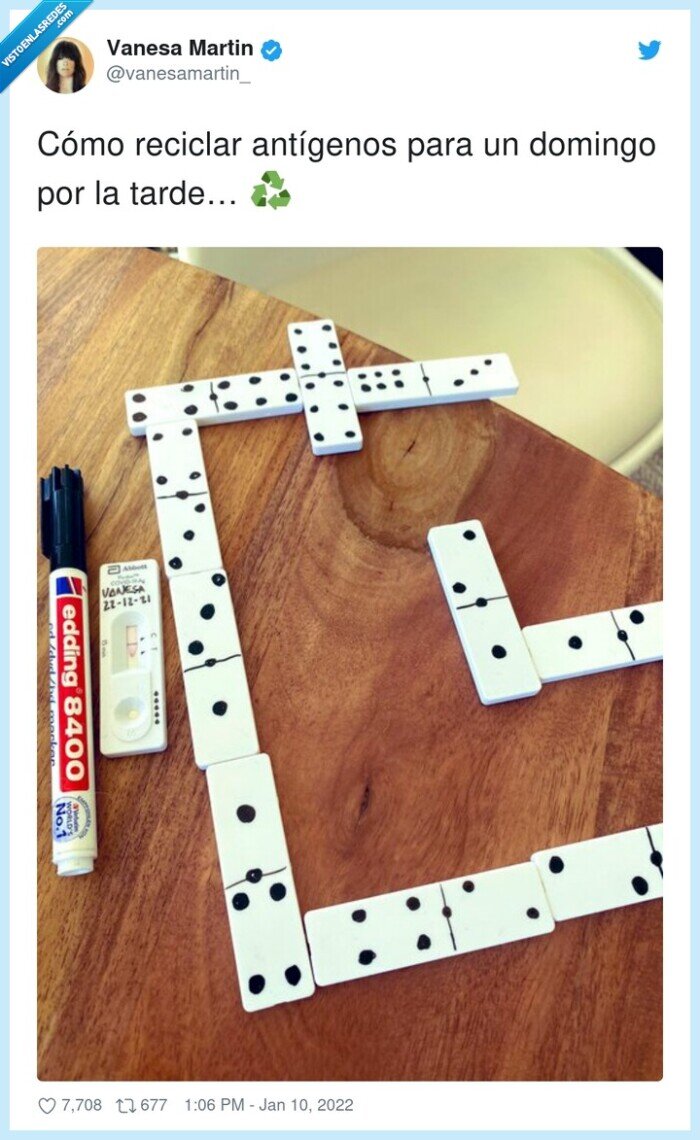 antígenos,reciclar,domino