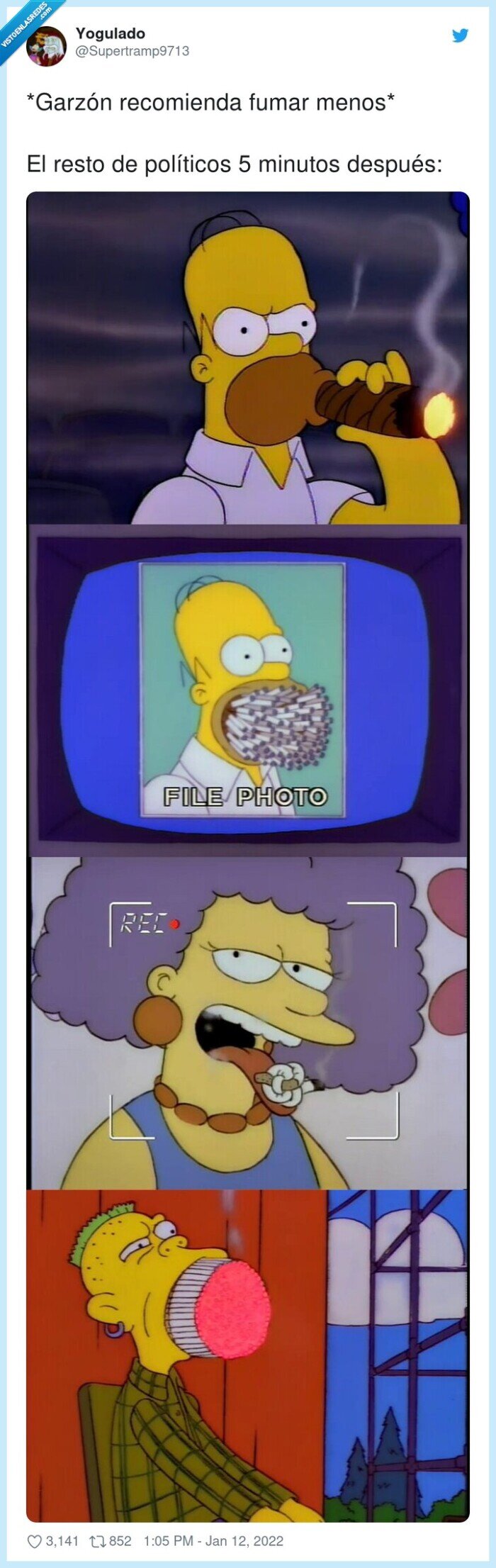 simpson,pol&iacute;ticos,garz&oacute;n