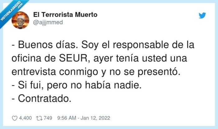 responsable,contratado,entrevista,seur,oficina