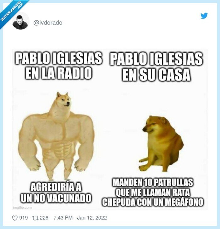 cheems,doge,pablo iglesias,boca