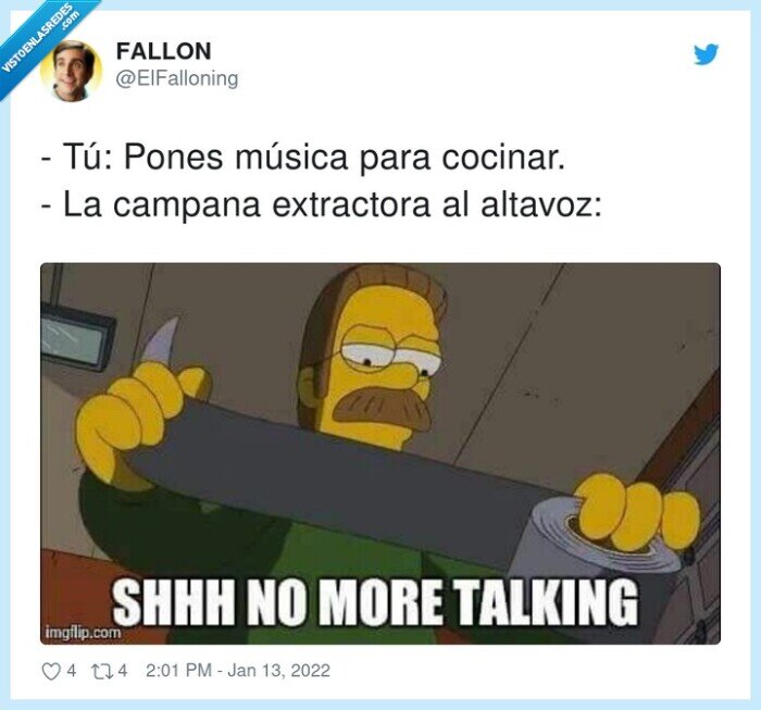 campana extractora,música,cocinar,altavoz