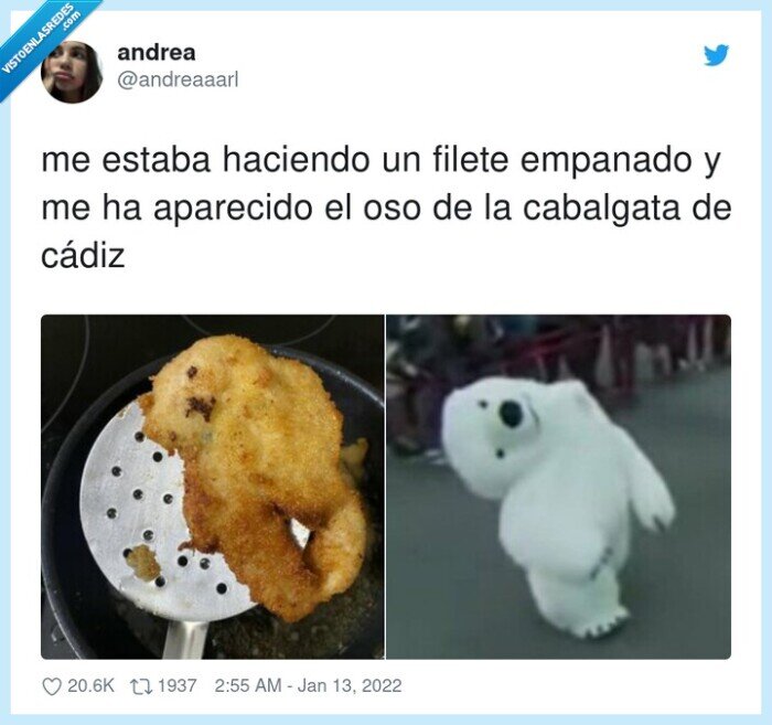cabalgata,oso polar,cadiz,empanado,filete