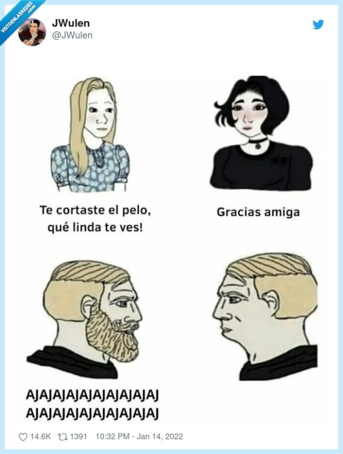 corte pelo,barba,sinceridad,amigos,colegas