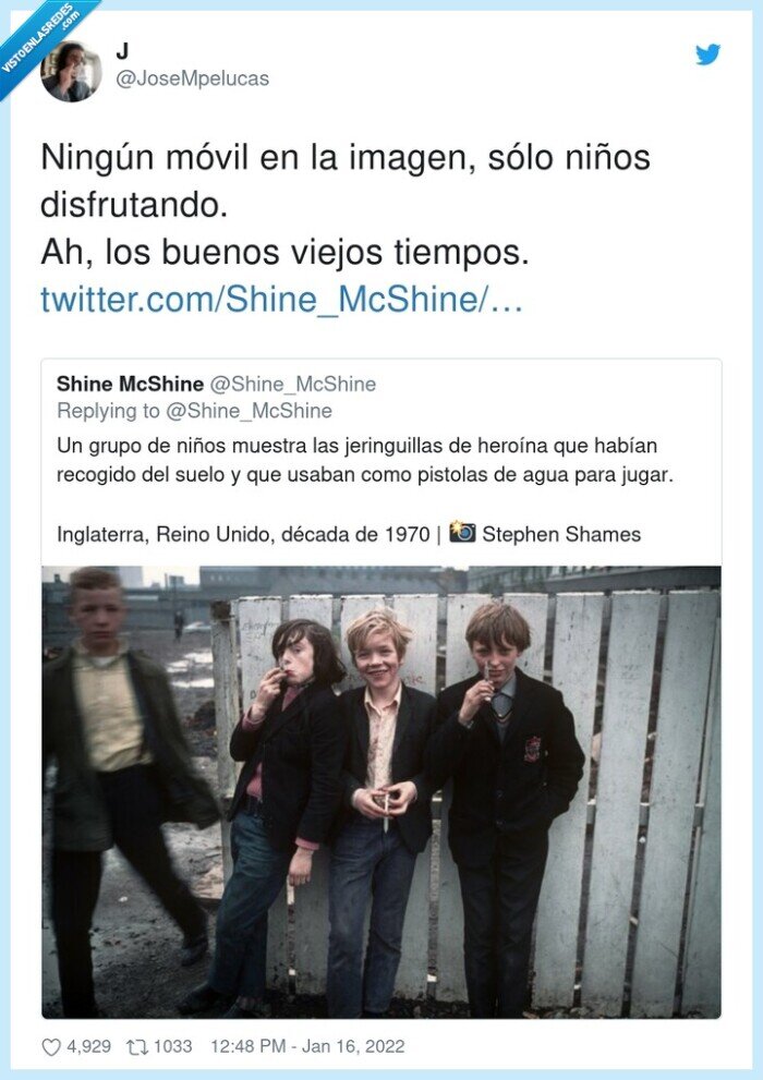 antes,jeringuillas,ironia,peligroso