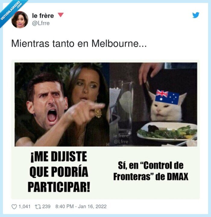 melbourne,djokovic,coronavirus,australia,control de fronteras,dmax