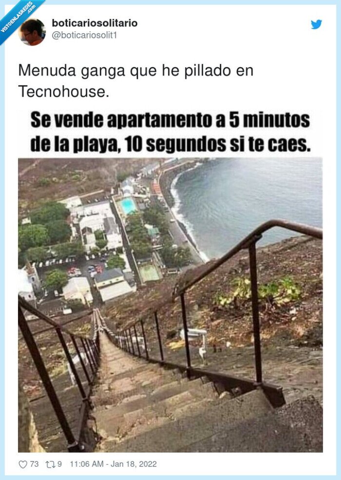 apartamento,escaleras,playa