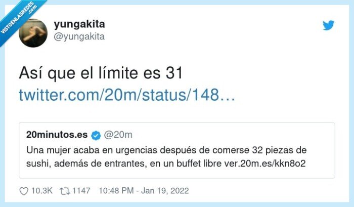 1084165 - 32 sin entrantes es el limite, por @yungakita