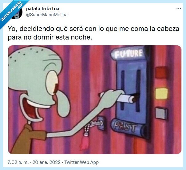 cabeza,comer,bob esponja,calamardo,dormir
