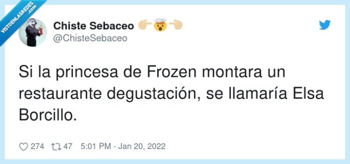 degustación,restaurante,llamar,princesa,borcillo,elsa,frozen