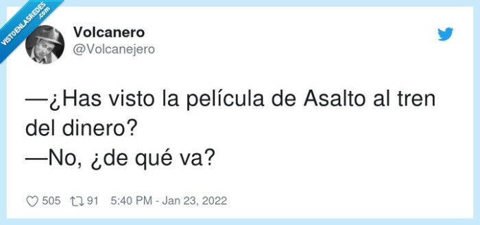 película,asalto al tren del dinero