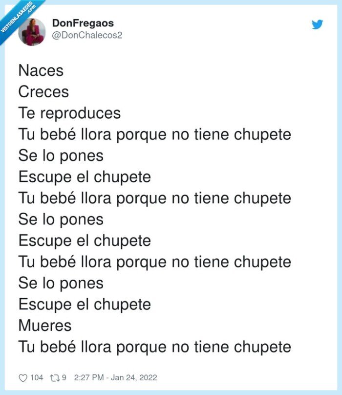 reproduces,chupete,escupe,bebe,mueres,creces