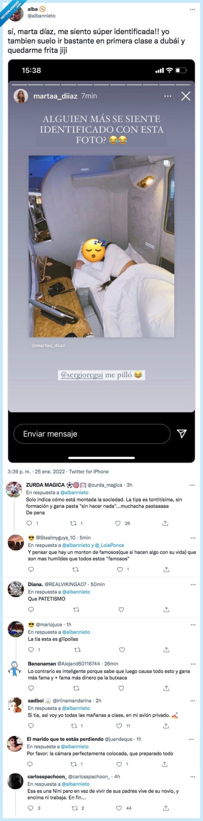 marta díaz,nini,reguilón,novia,primera clase,dubai