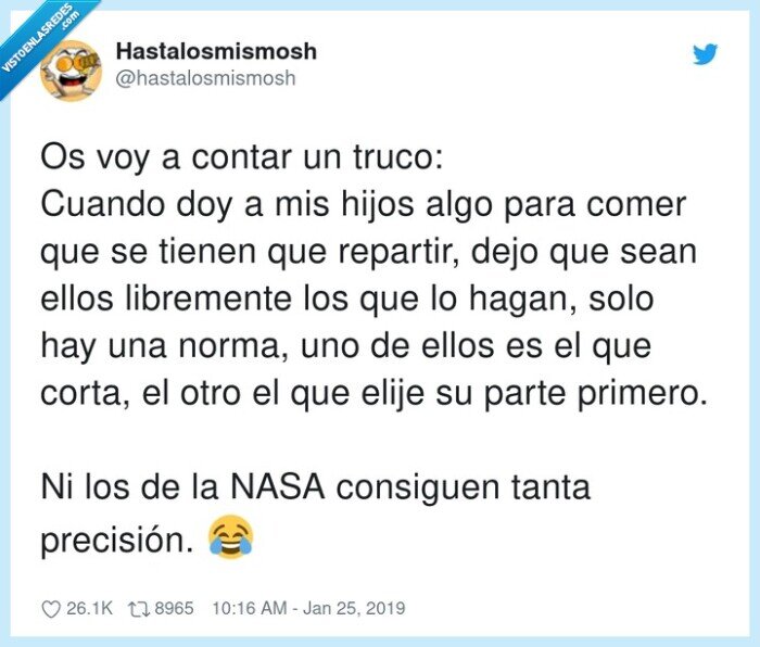 precisión,pastel,dividir,hijos,repartir