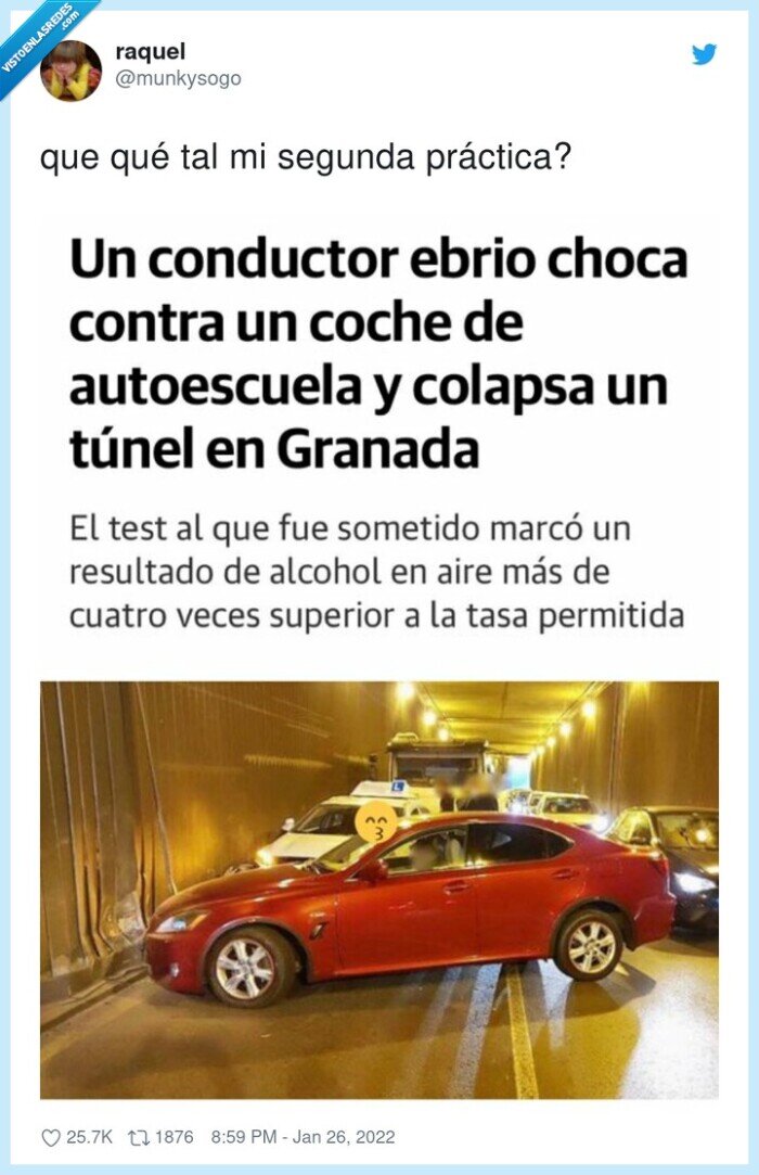 práctica,segunda,accidente